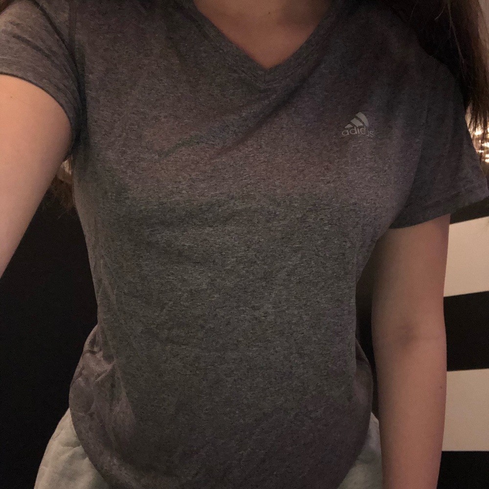 Adidas grey t shirt